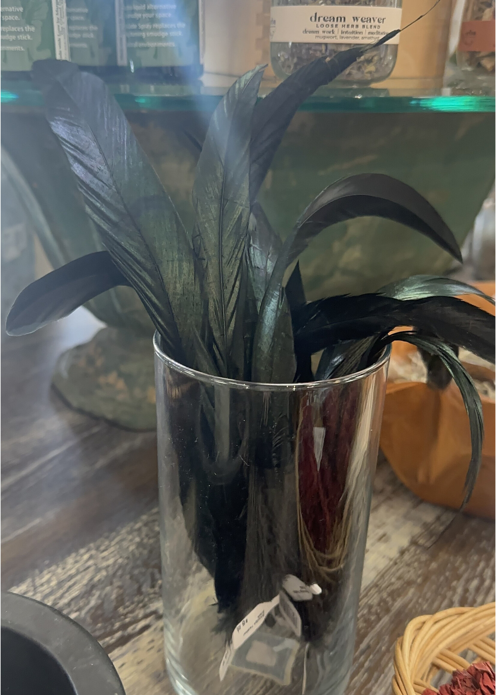 Smudge Feather Black