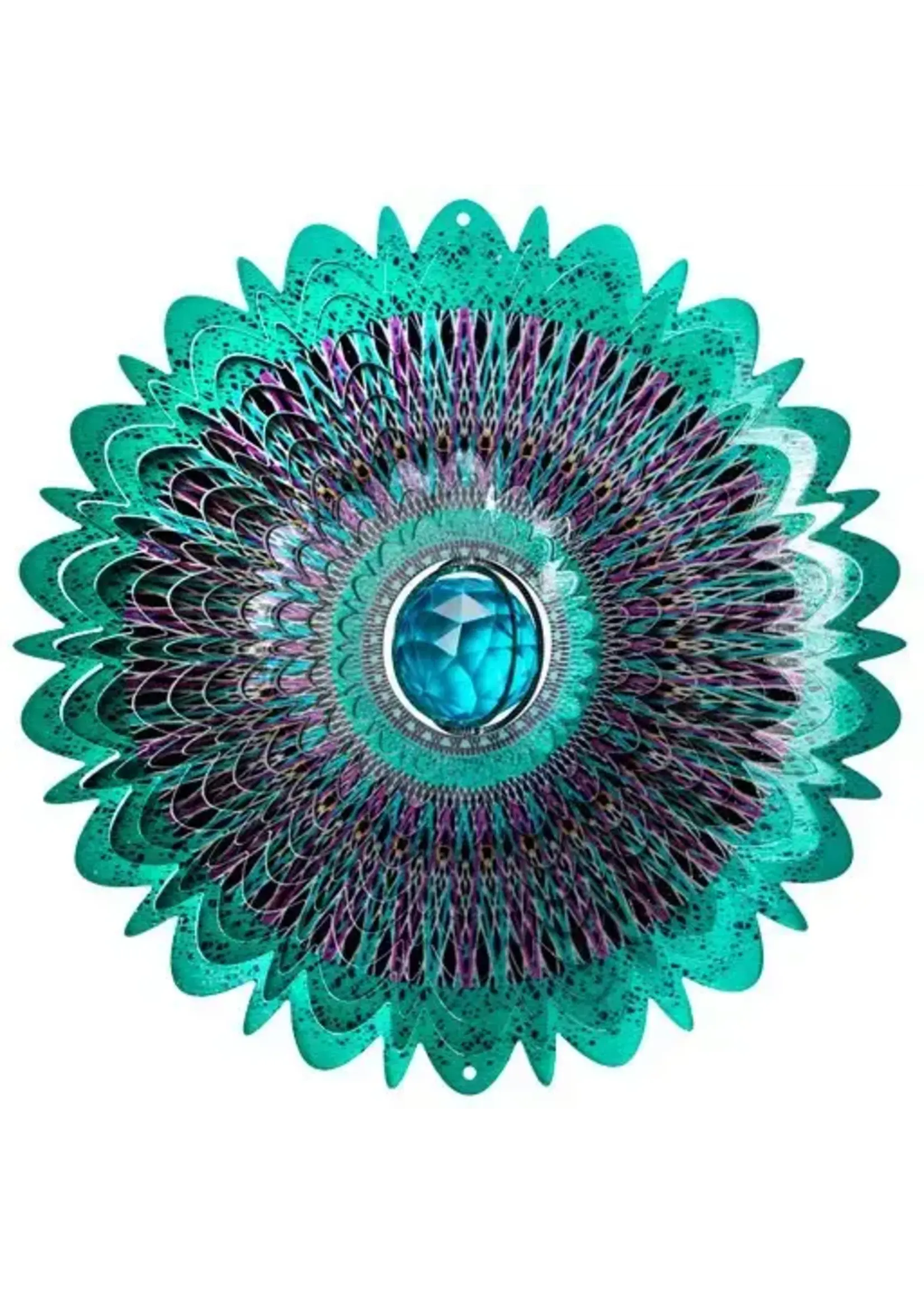 Crystal Cosmic Mandala - Large Wind Spinner