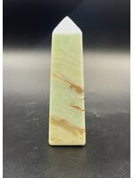 Caribbean Calcite 4-Sided Obelisk 4"-4.25"
