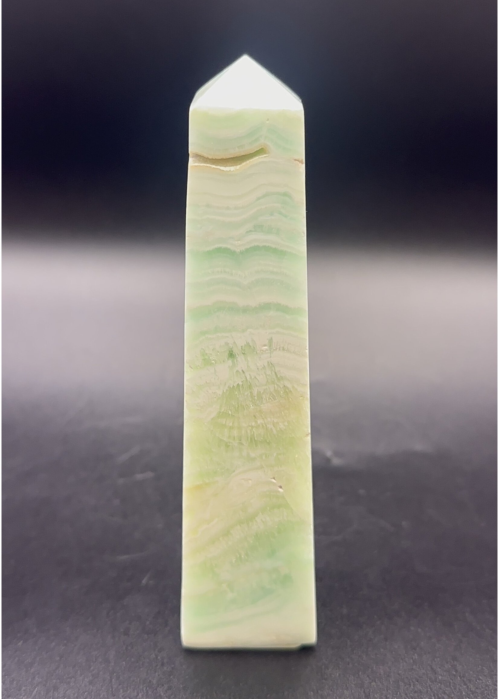 Caribbean Calcite 4-Sided Obelisk 5.25"-5.75"