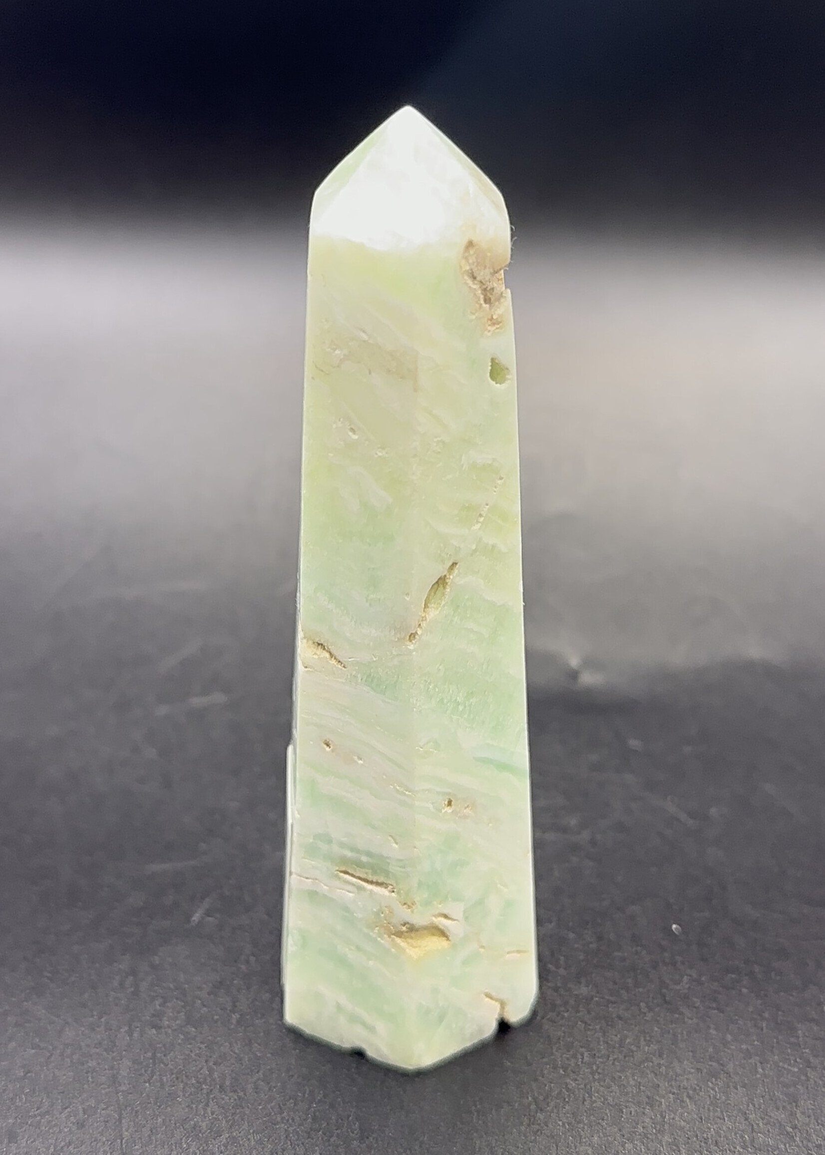 Caribbean Calcite 6-Sided Obelisk 4.5"-4.75"