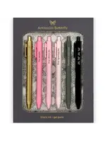 Antisocial Butterfly Quotable Gel Pen Set of 6