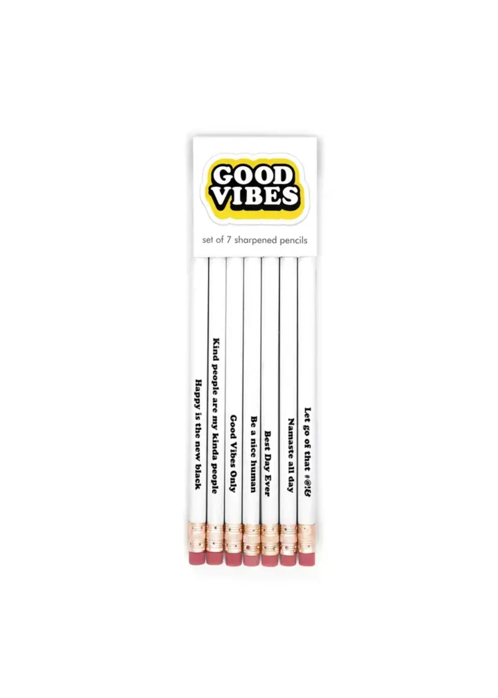 Pencil Set Good Vibes set of 7