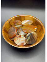 Carnelian Flat Palm Stone