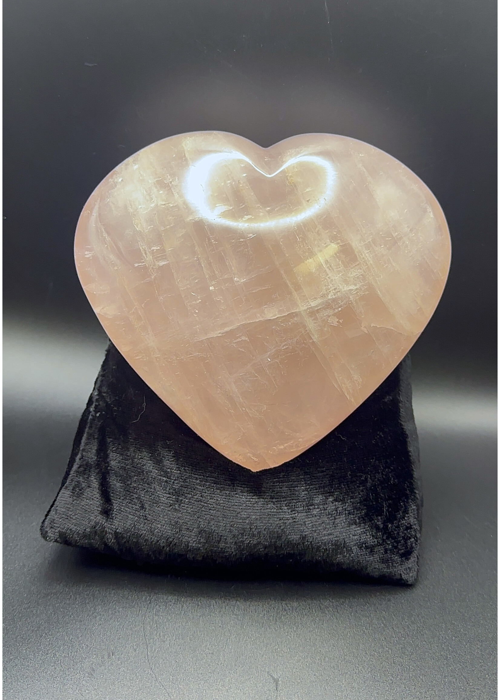 Rose Quartz Heart XLG