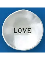 Charm Bowl Pewter Love
