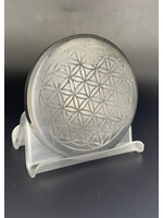 Shungite Engraved Plate - Flower of Life