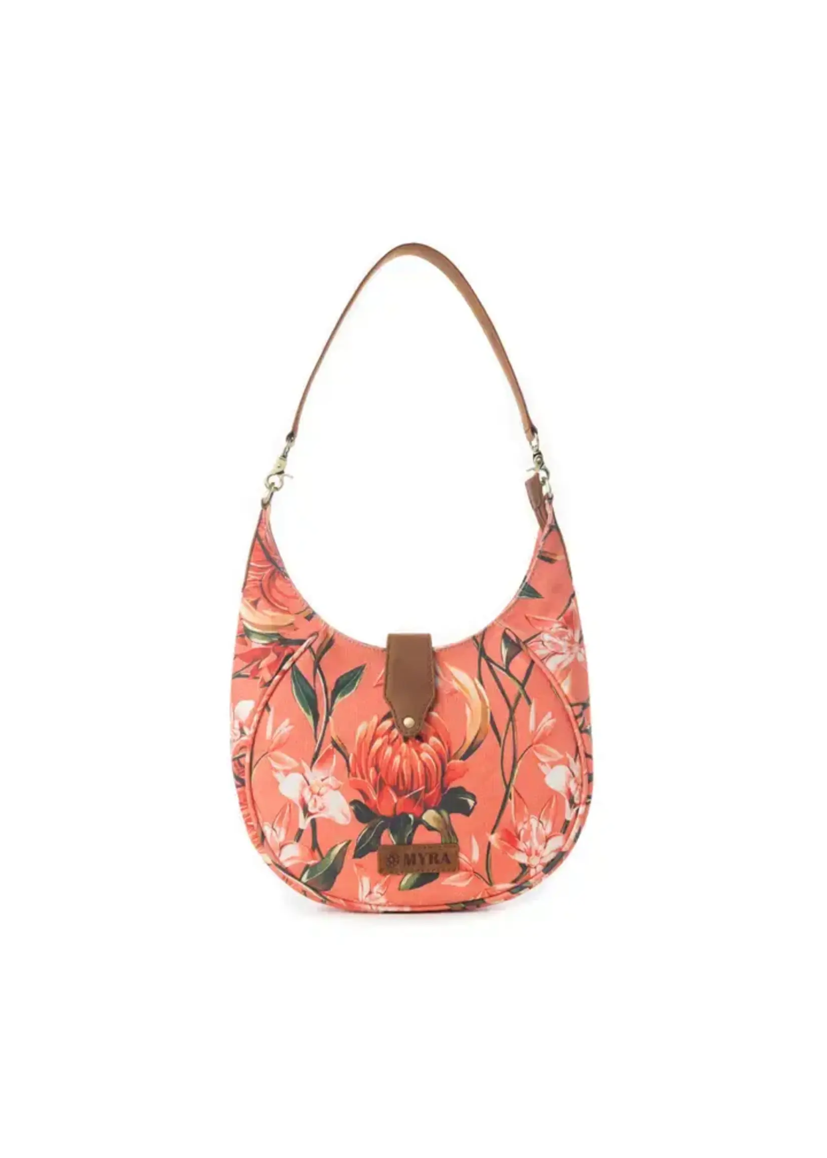 Myra Whispering Fields Shoulder Bag in Peach Paradise