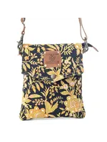 Myra Sunlit Grove Crossbody Bag in Golden Noir