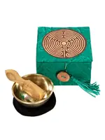 Garden Labyrinth Meditation Bowl with Box 2"