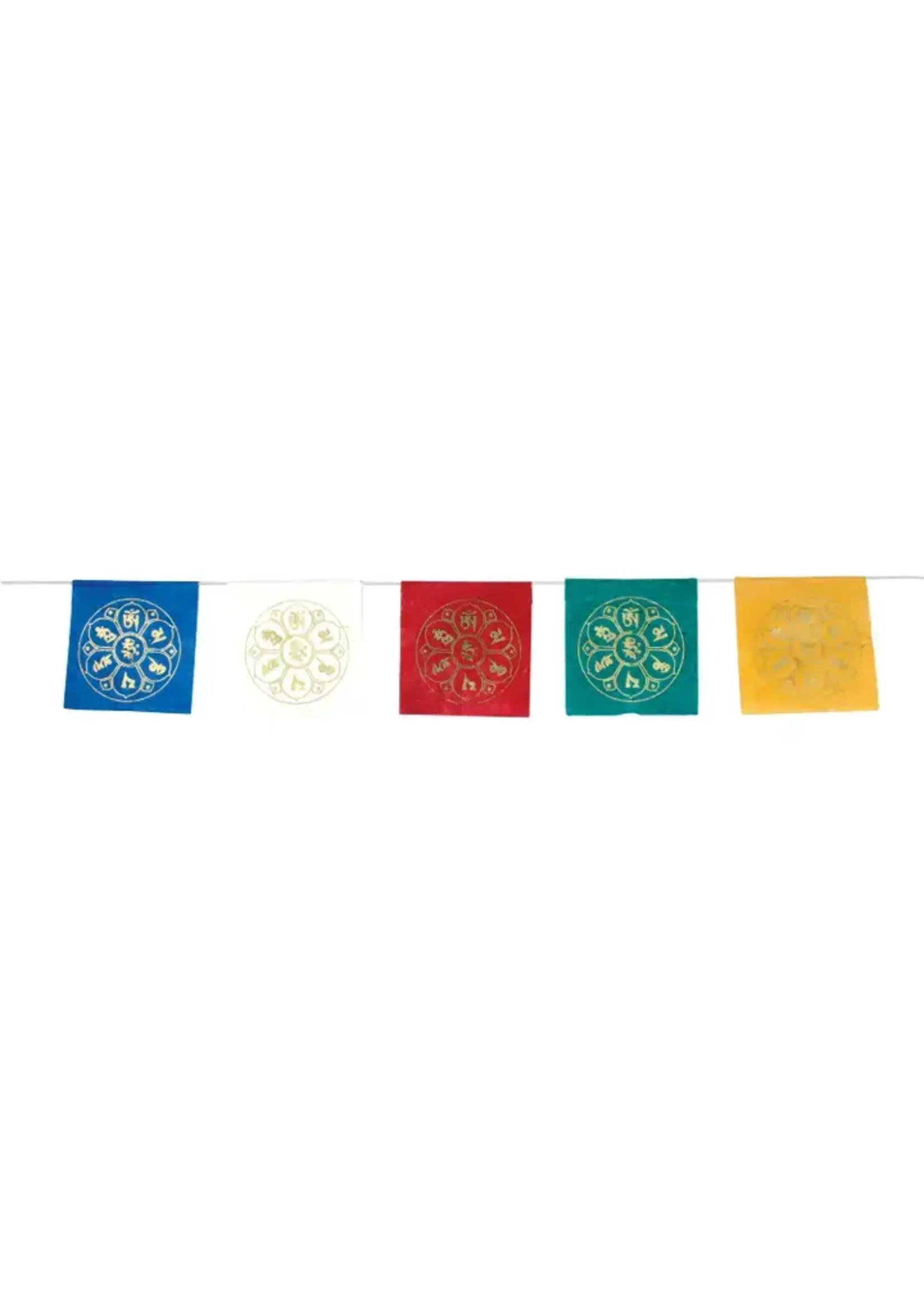 Prayer Flag Om Lotus or Short Tara Paper SM
