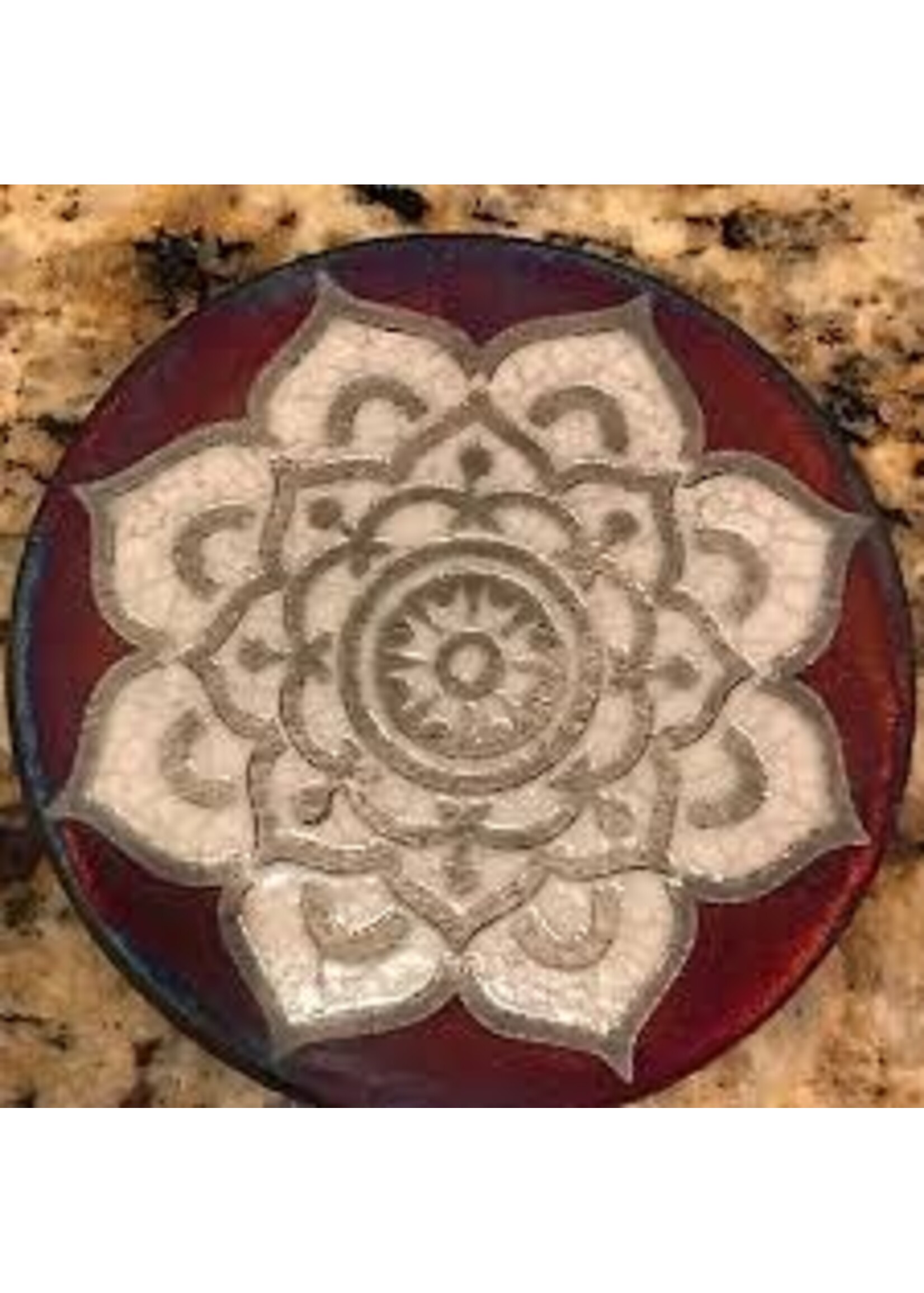 Raku Coasters Mandala 2pk