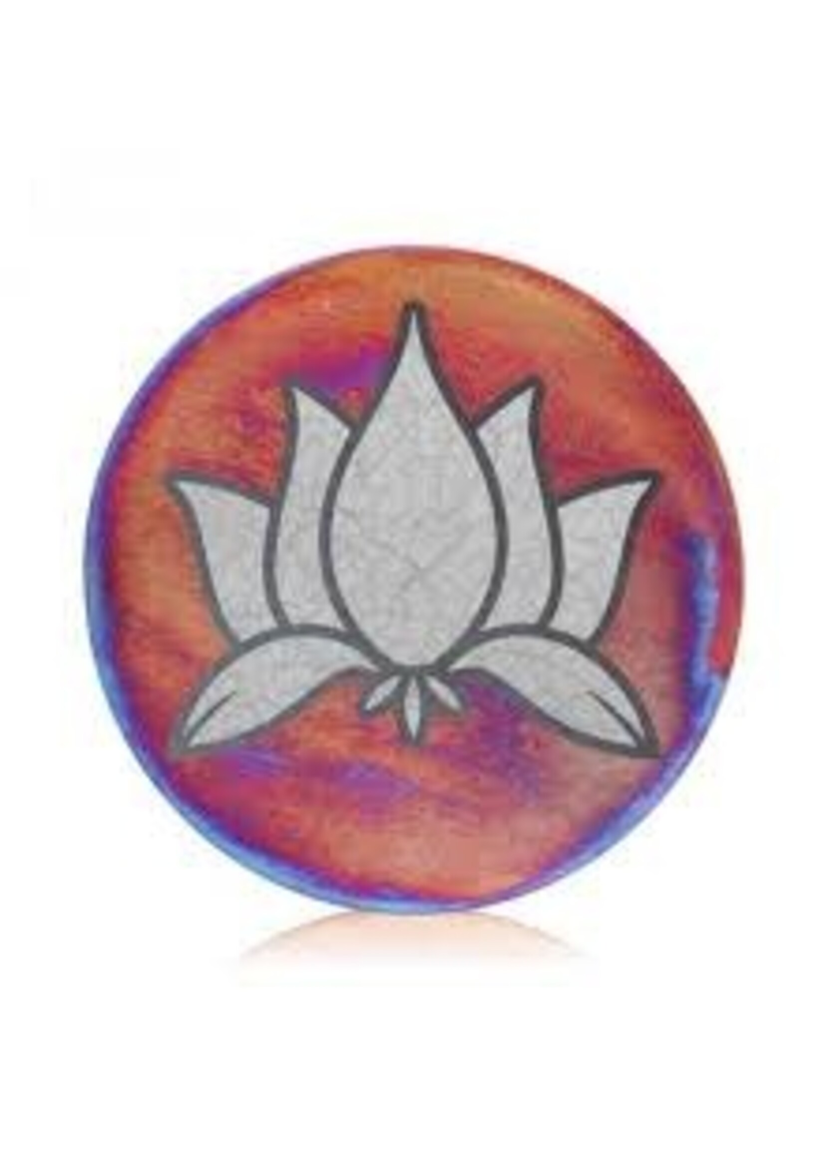 Raku Coasters Lotus 4pk