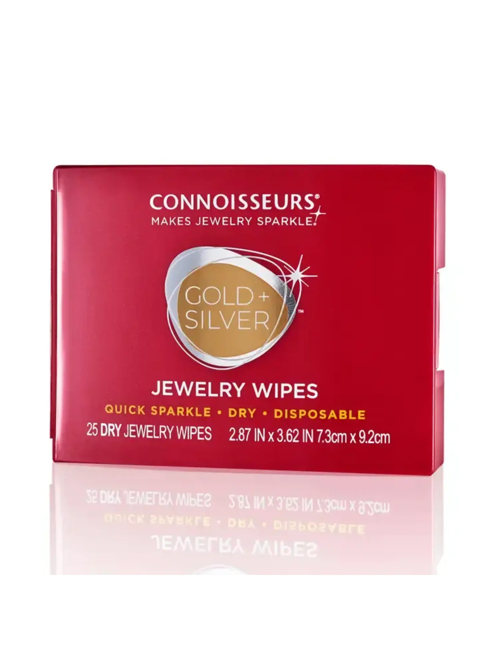 Connoisseurs Jewelry Wipes Compact Polishing 25 wipes
