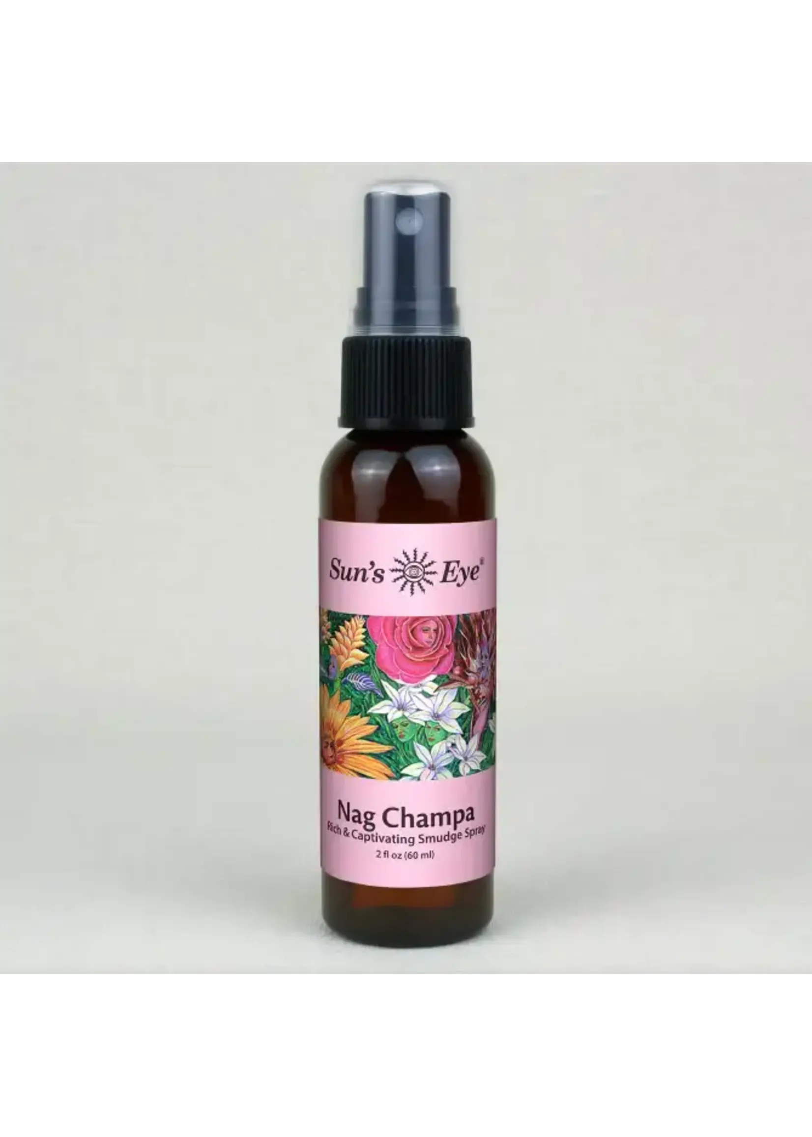 Sun's Eye Smudge Spray Nag Champa 8oz