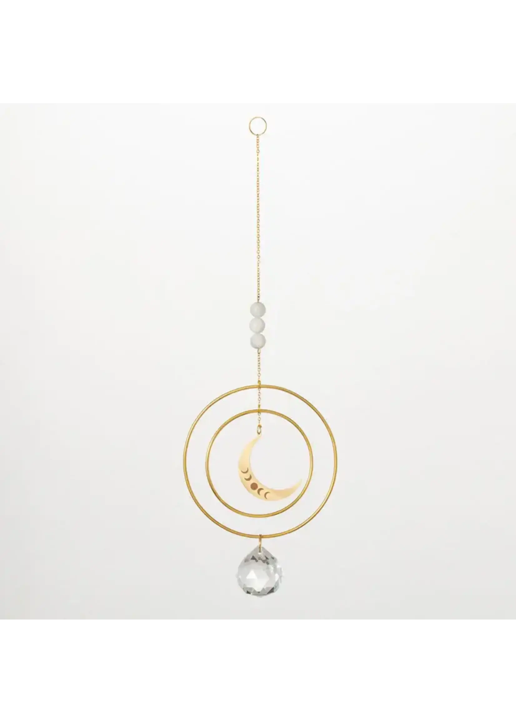Suncatcher Moon Tranqulity Crystal White Jade