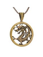 Necklace Bronze Dragon Medalian