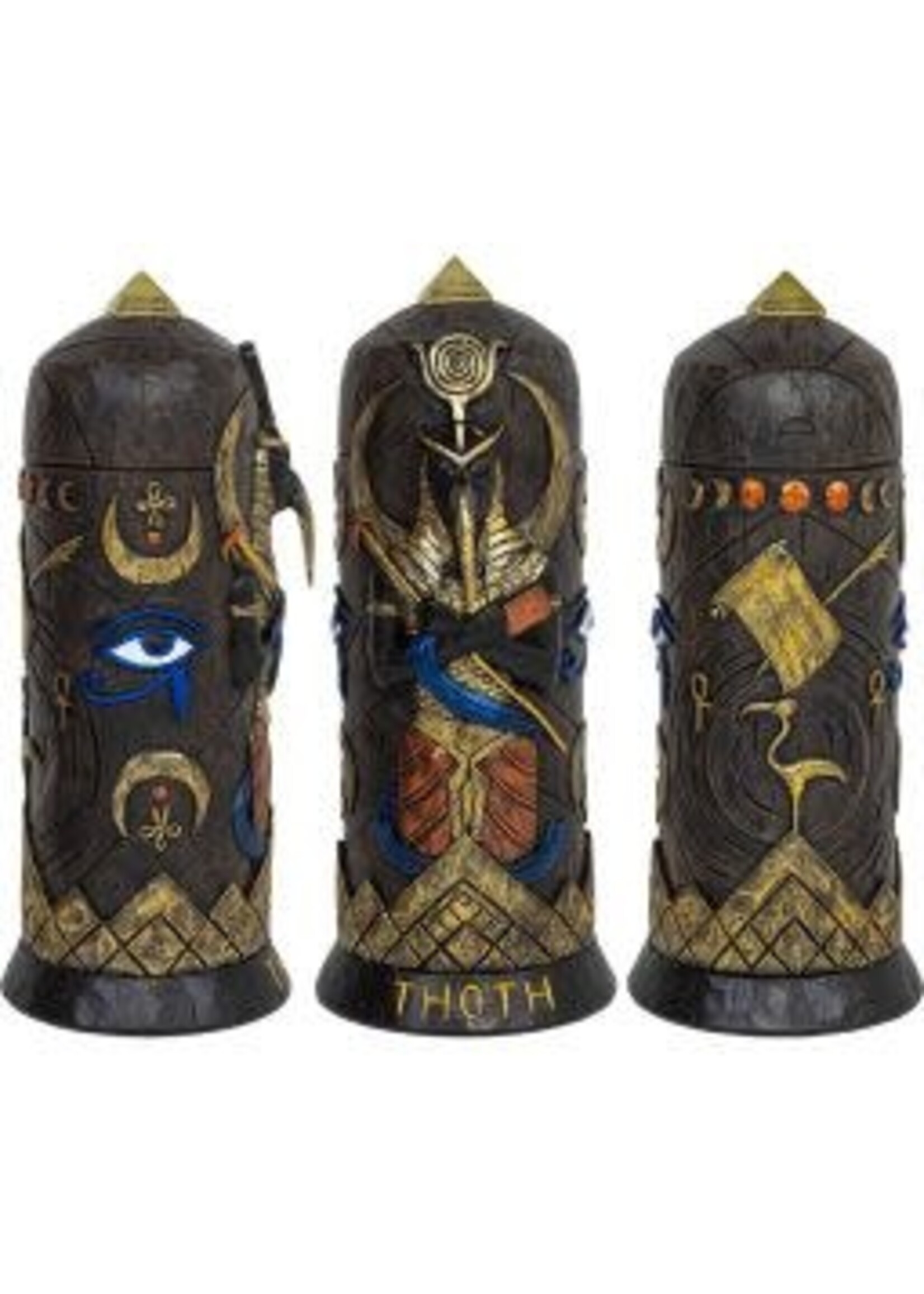 Polyresin Staue with LED Light THOTH - EACH