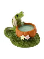 Mini Frog Washing His Face 2.3 x 1.3 in