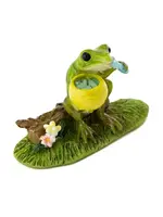 Mini Frog Brushing Teeth 2 x 1.3 in