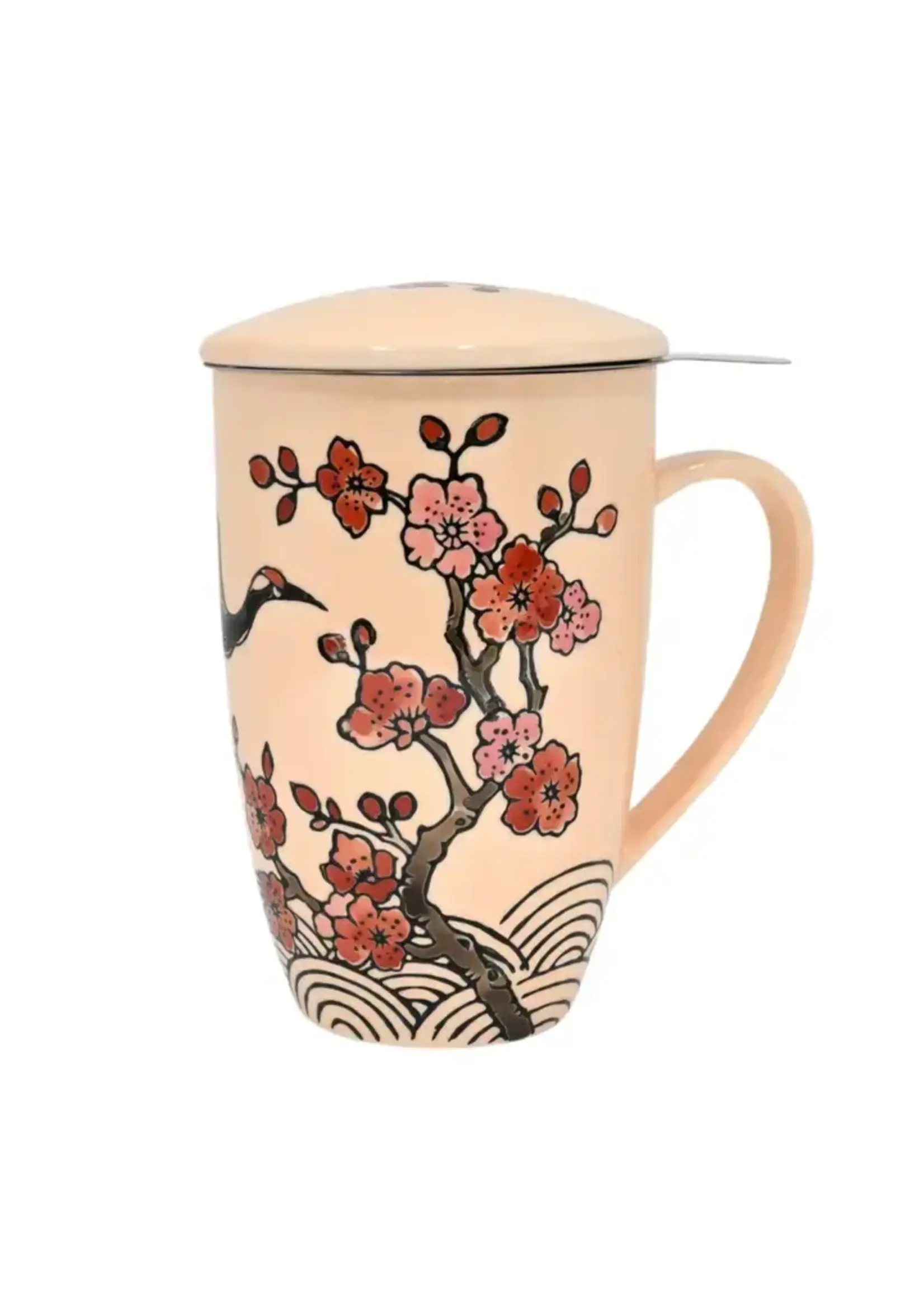 Japanese Crane Mug & Infuser