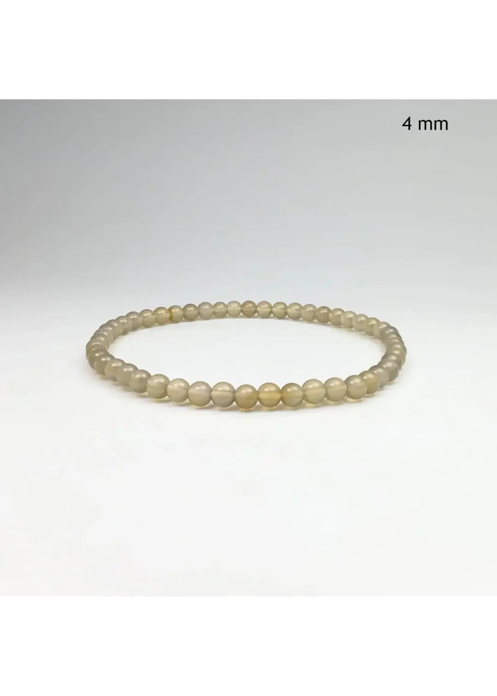 Bracelet Agate 4mm