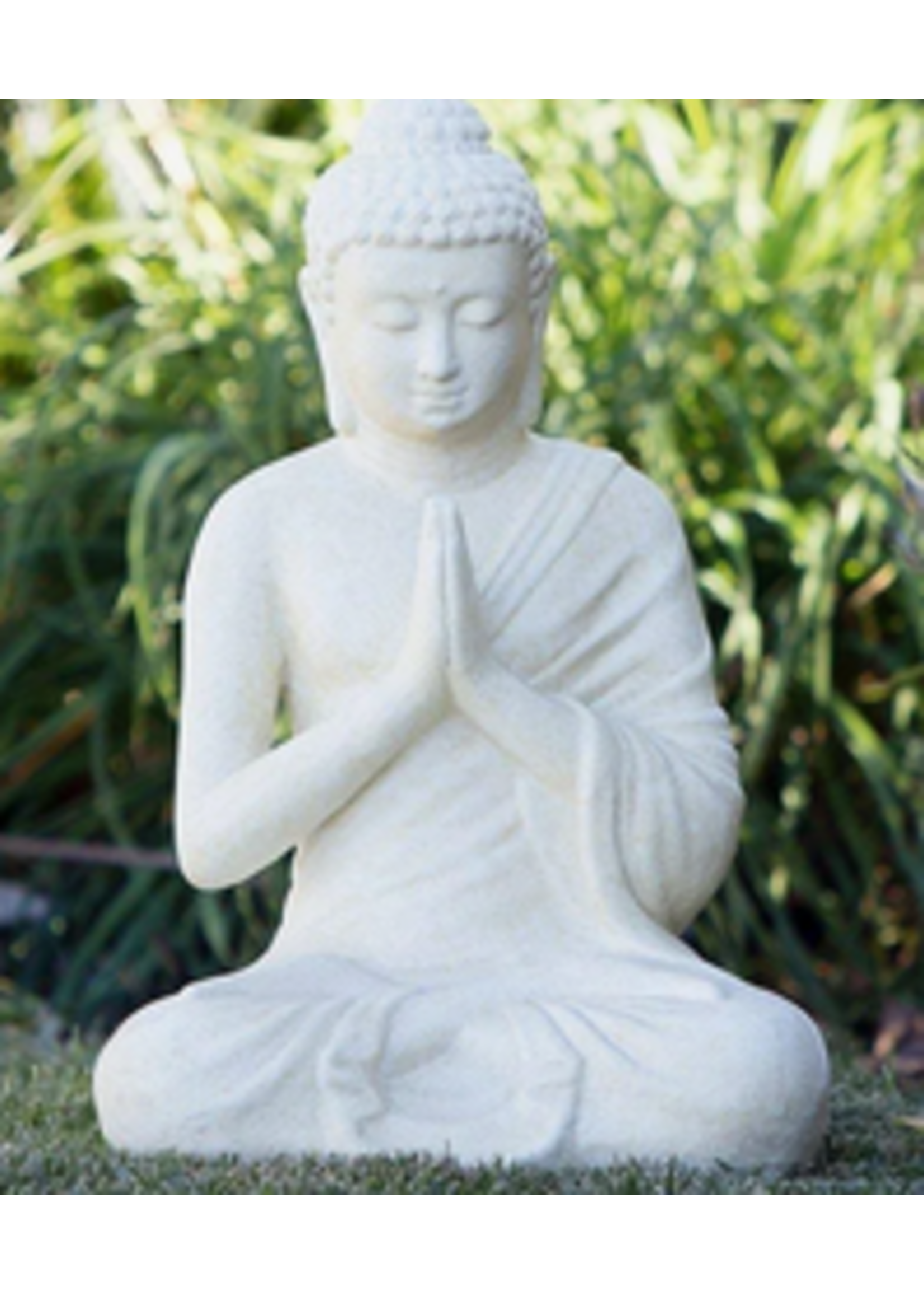 Garden Age Namaste Sitting Buddha 25"H