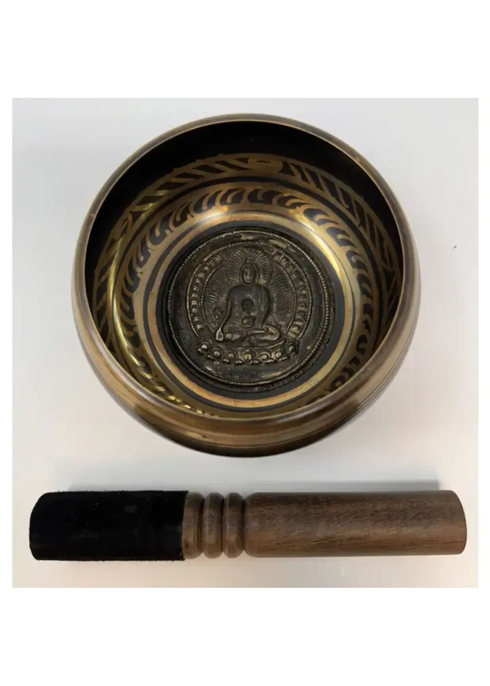 Serenity Tibet Buddha Mantra Singing Bowl 4.5"