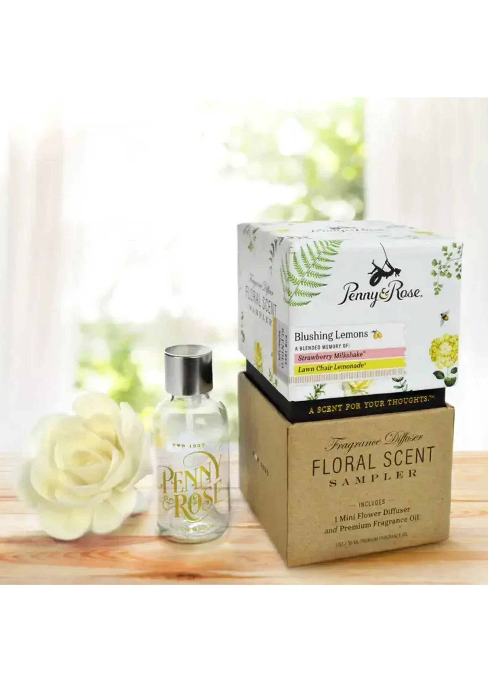 Penny & Rose Floral Scent Diffuser Blushing Lemons