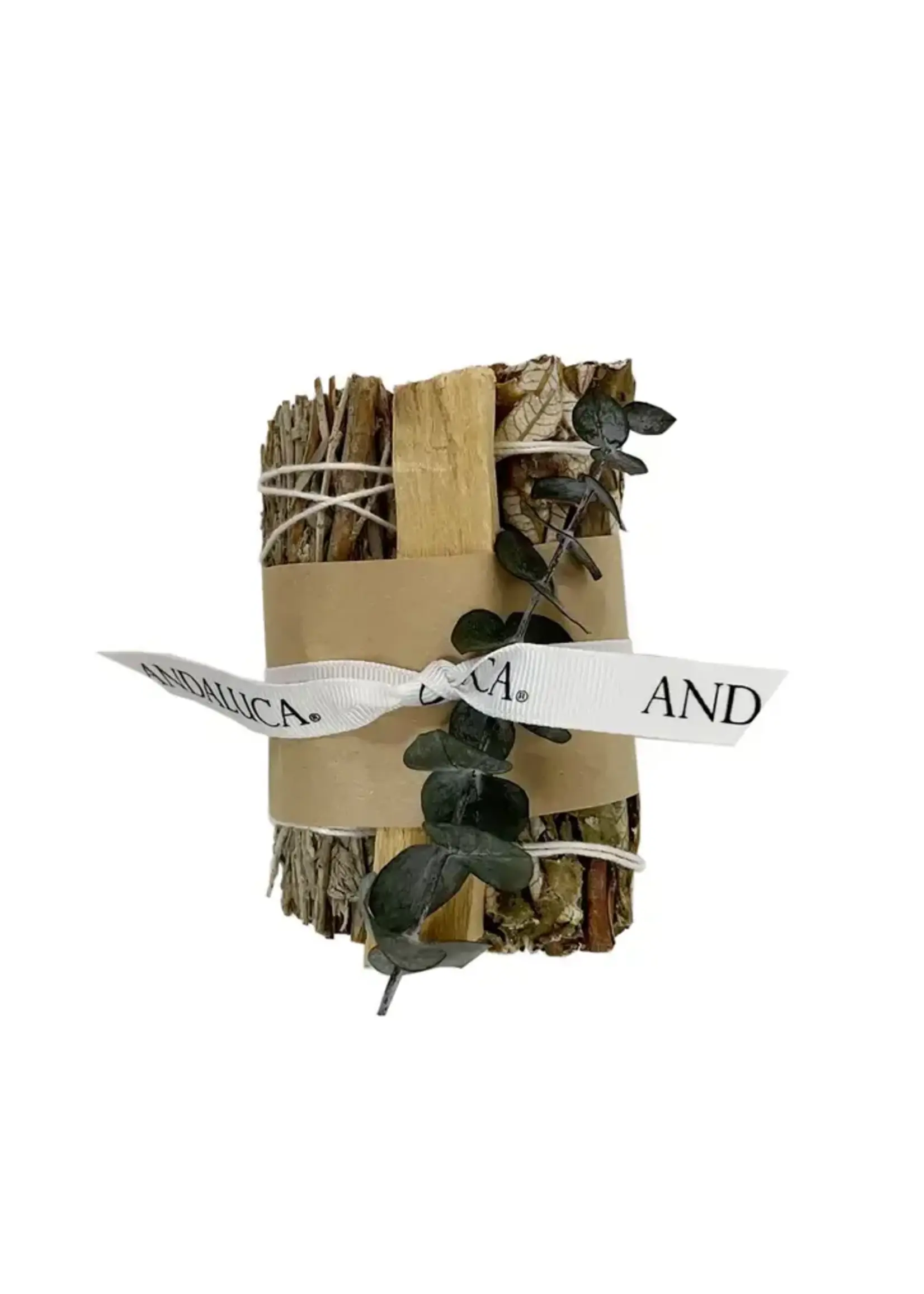 Smudge Wand Andaluca Palo Santo, Blue & Yerba Santa Smudging Bundle Kit