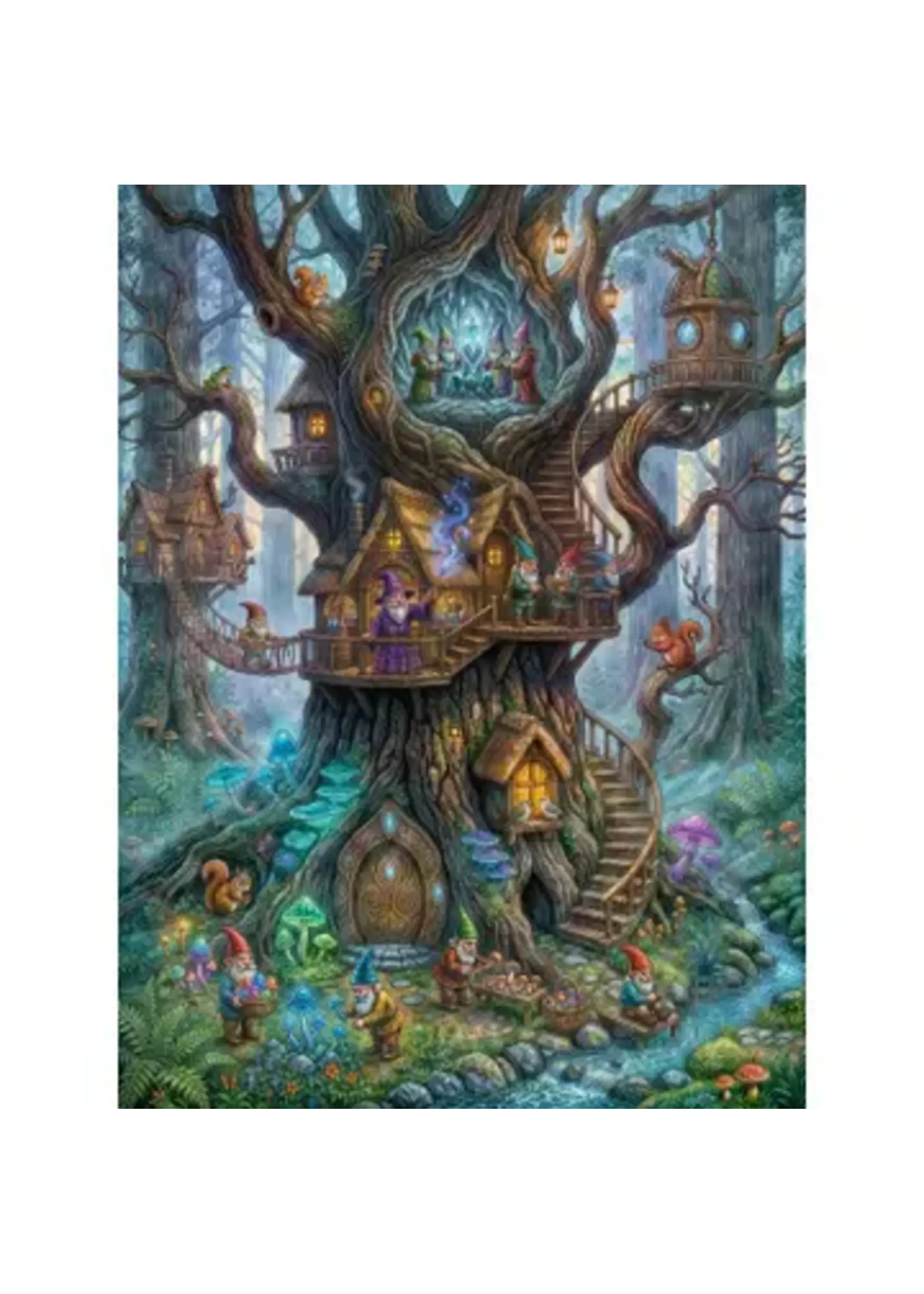 Puzzle Gnomes in the Forest 1000 pc