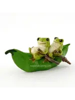 Top Land Frogs Rowing Peapod Boat