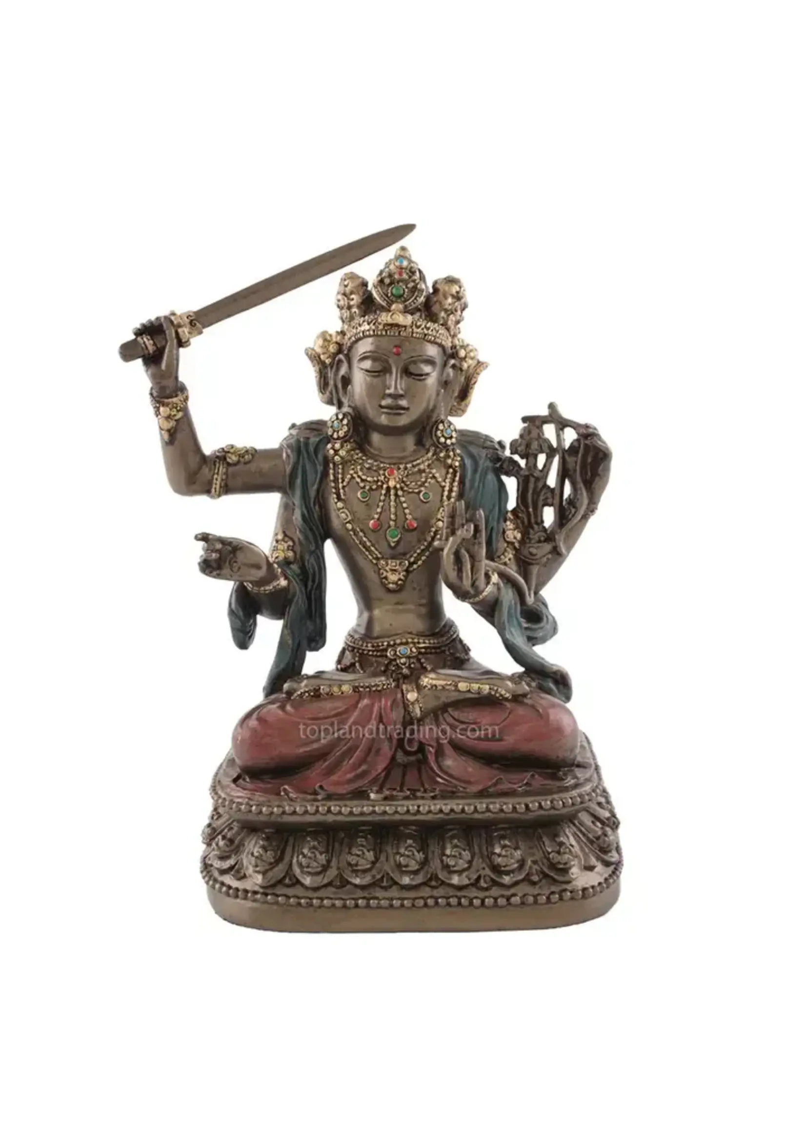 Top Land Statue  Manjusri - Bodhisattva of Transcendent Wisdom