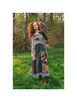 Slip Dress Wild Beauty Peacock S/M