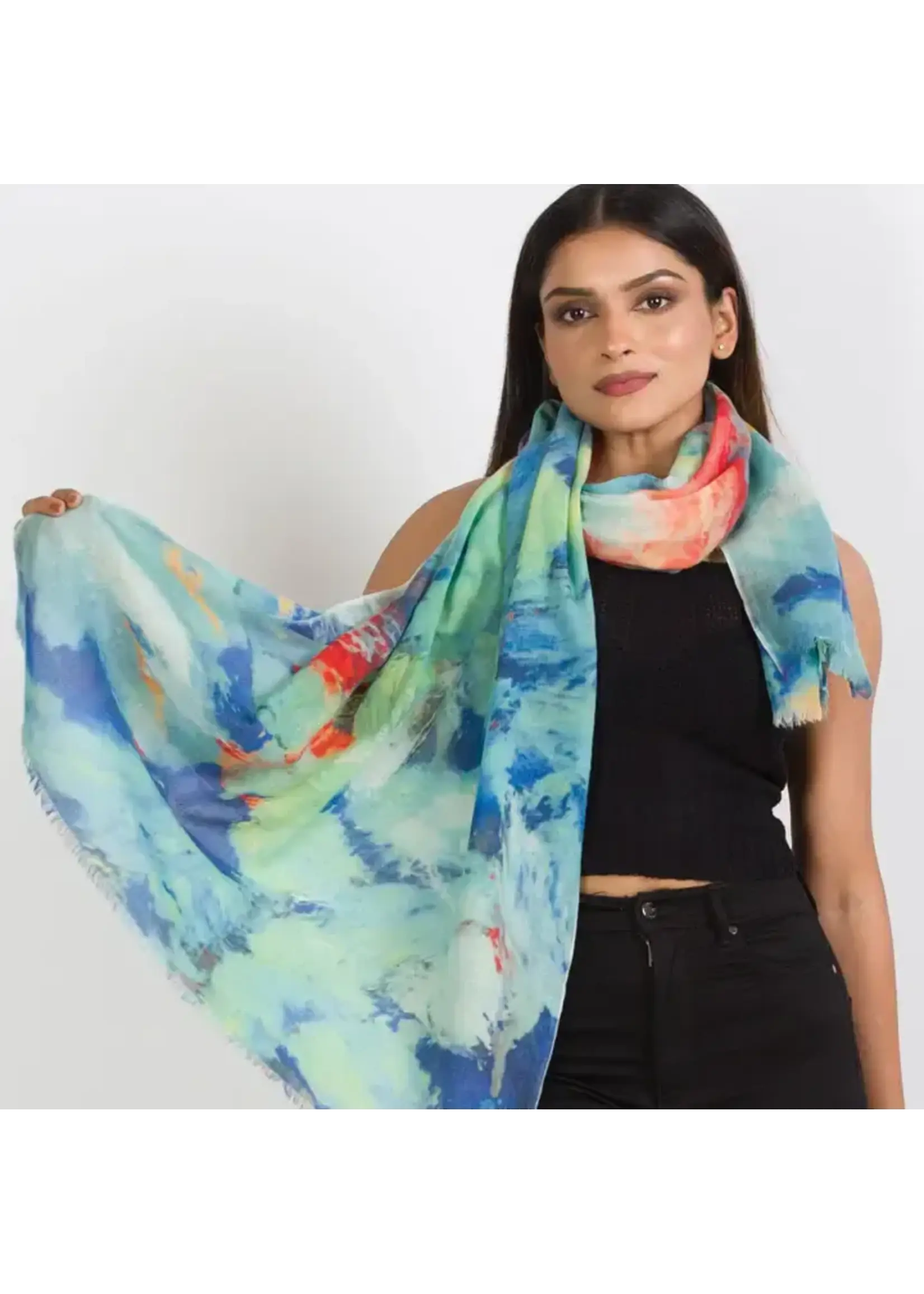 Reena Fine Wool Shawl