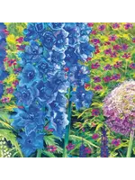 Bookmark Rosalind Wise: Garden Border with Delphiniums and Alliums