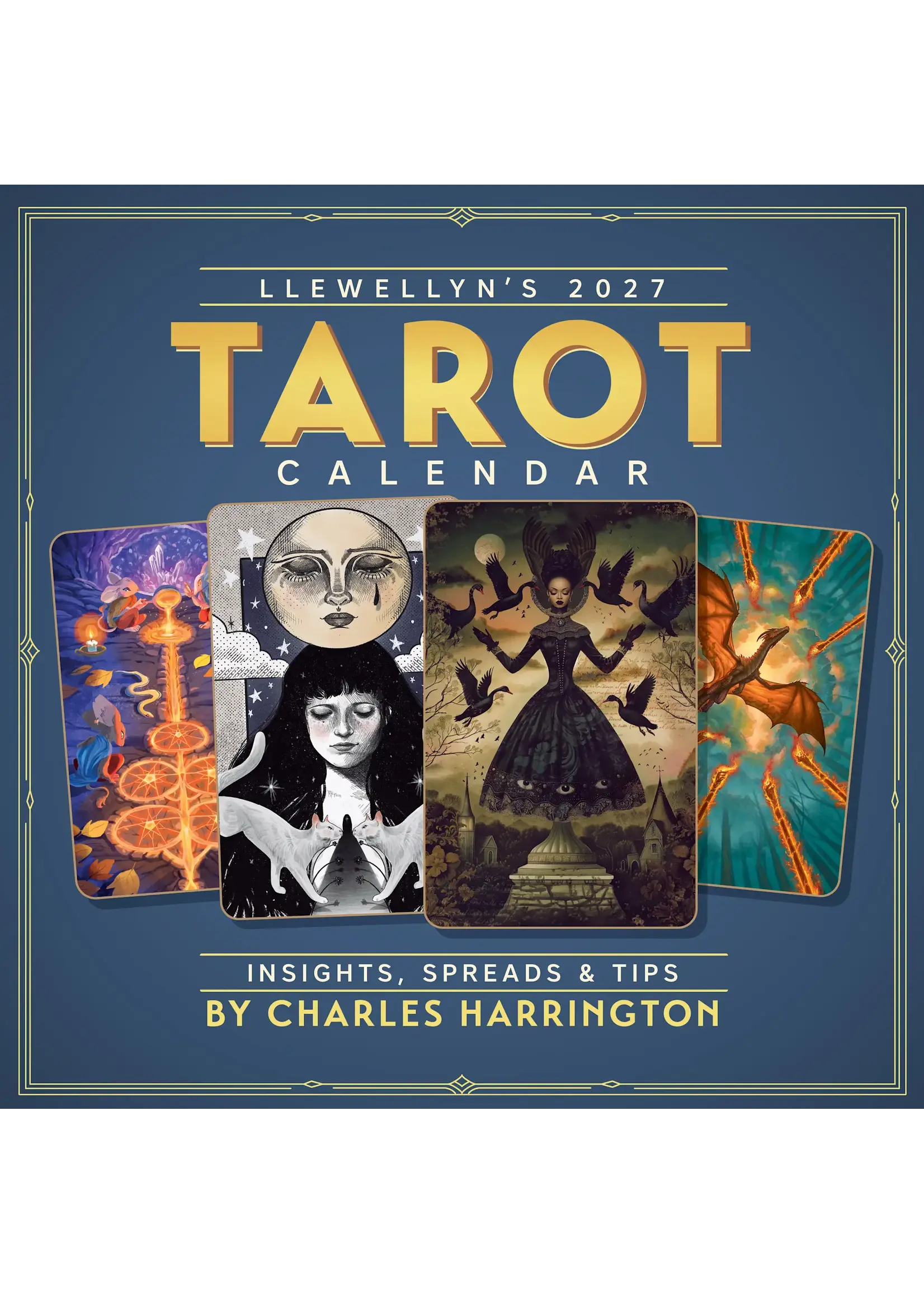 Cal 27 Llewellyn's 2027 Tarot Wall Calendar
