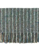 Bedford Collection Stria Teal Throw 40x70