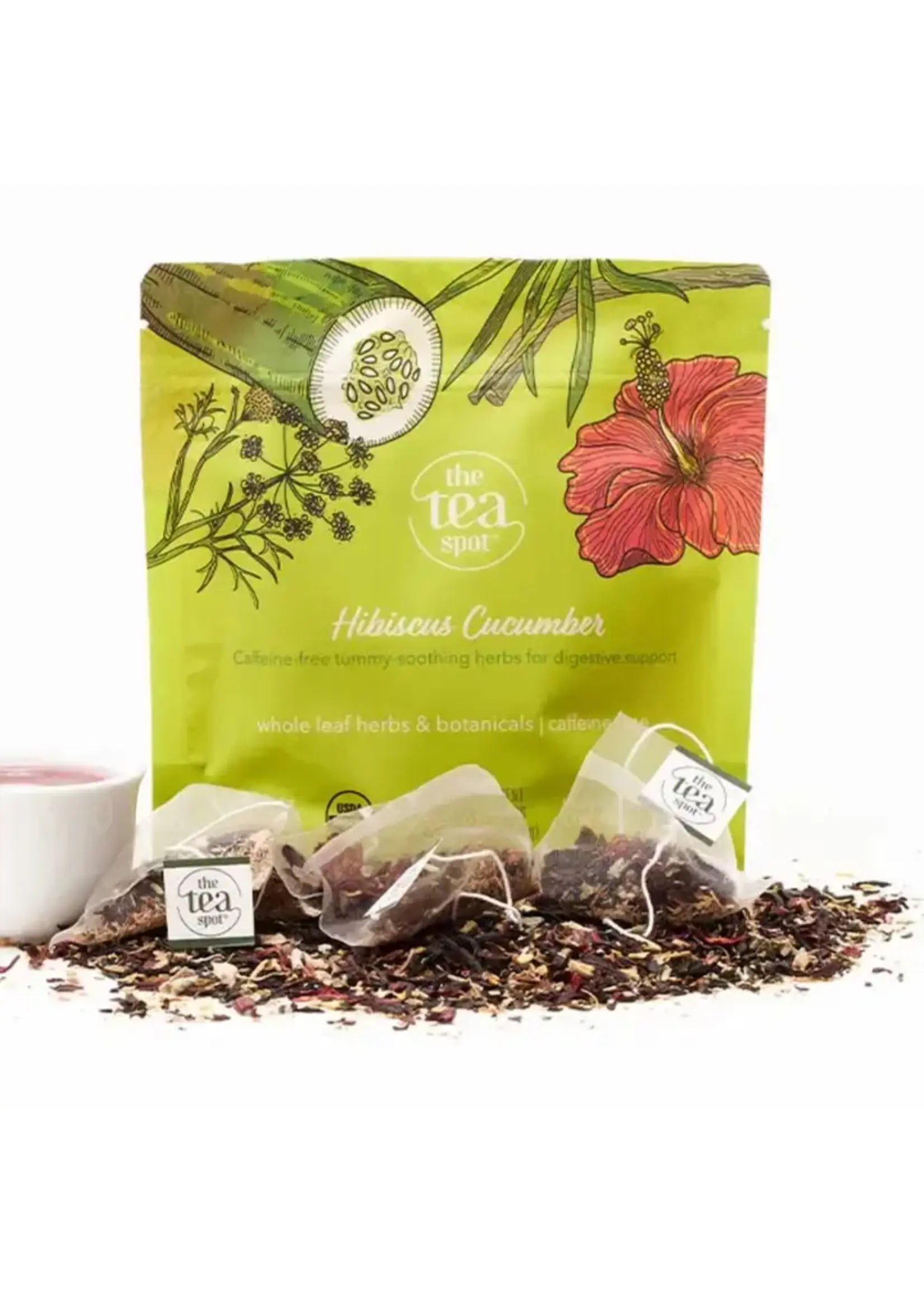 Tea Hibiscus Cucumber, Organic 15 Sachets