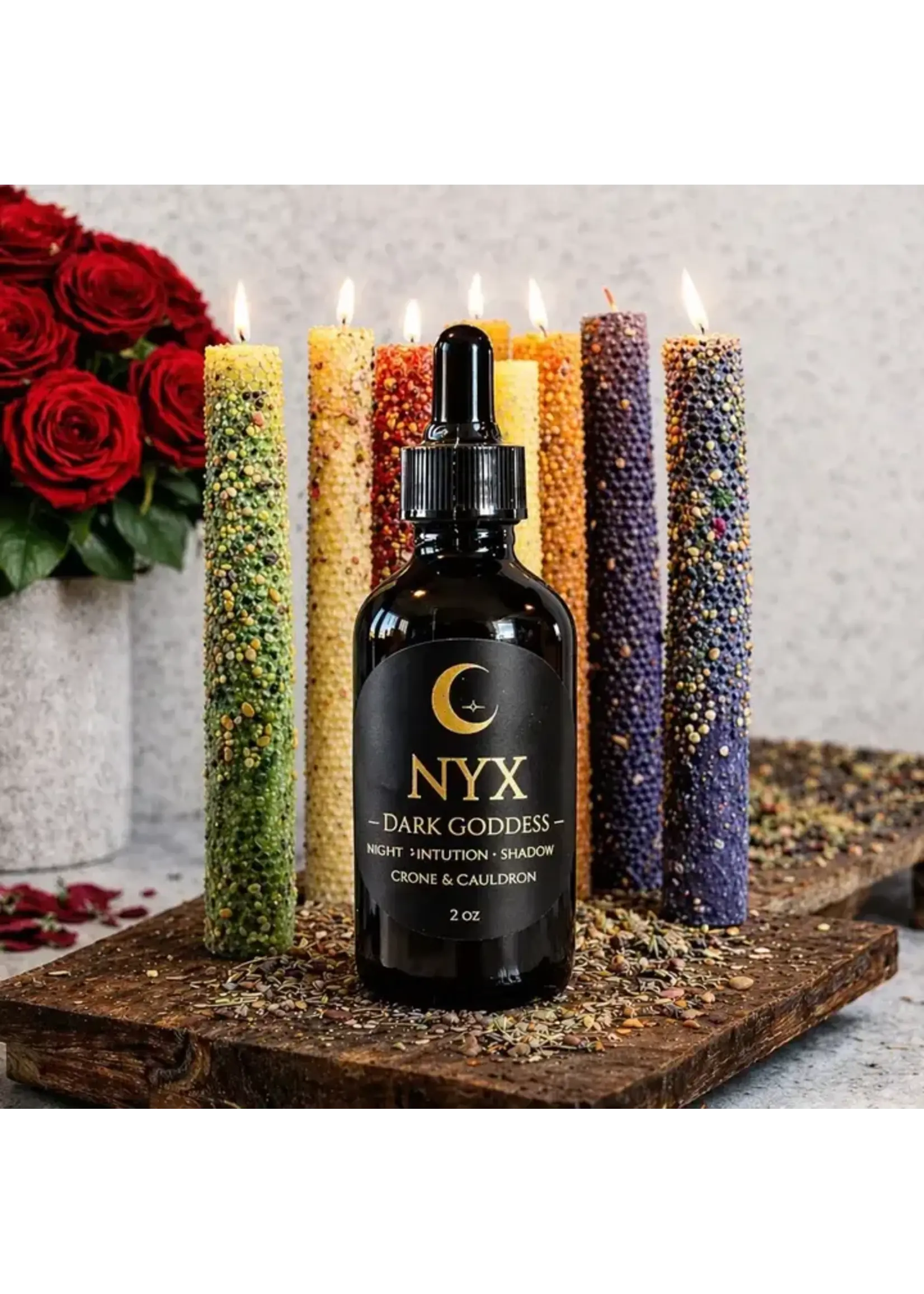 Dark Goddess - Nyx Ritual Oil (2oz)