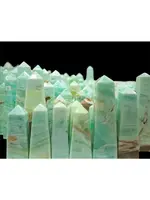 Caribbean Calcite 4-Sided Obelisk 3 5/8"