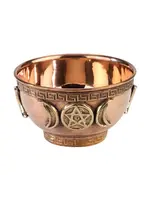 Goddess Copper Bowl Incense Burner