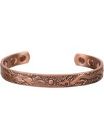 Bracelet Magnetic Copper - Phoenix & Dragon - Antique