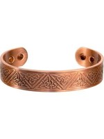 Bracelet Copper Celtic Trinity Knots w/Magnets