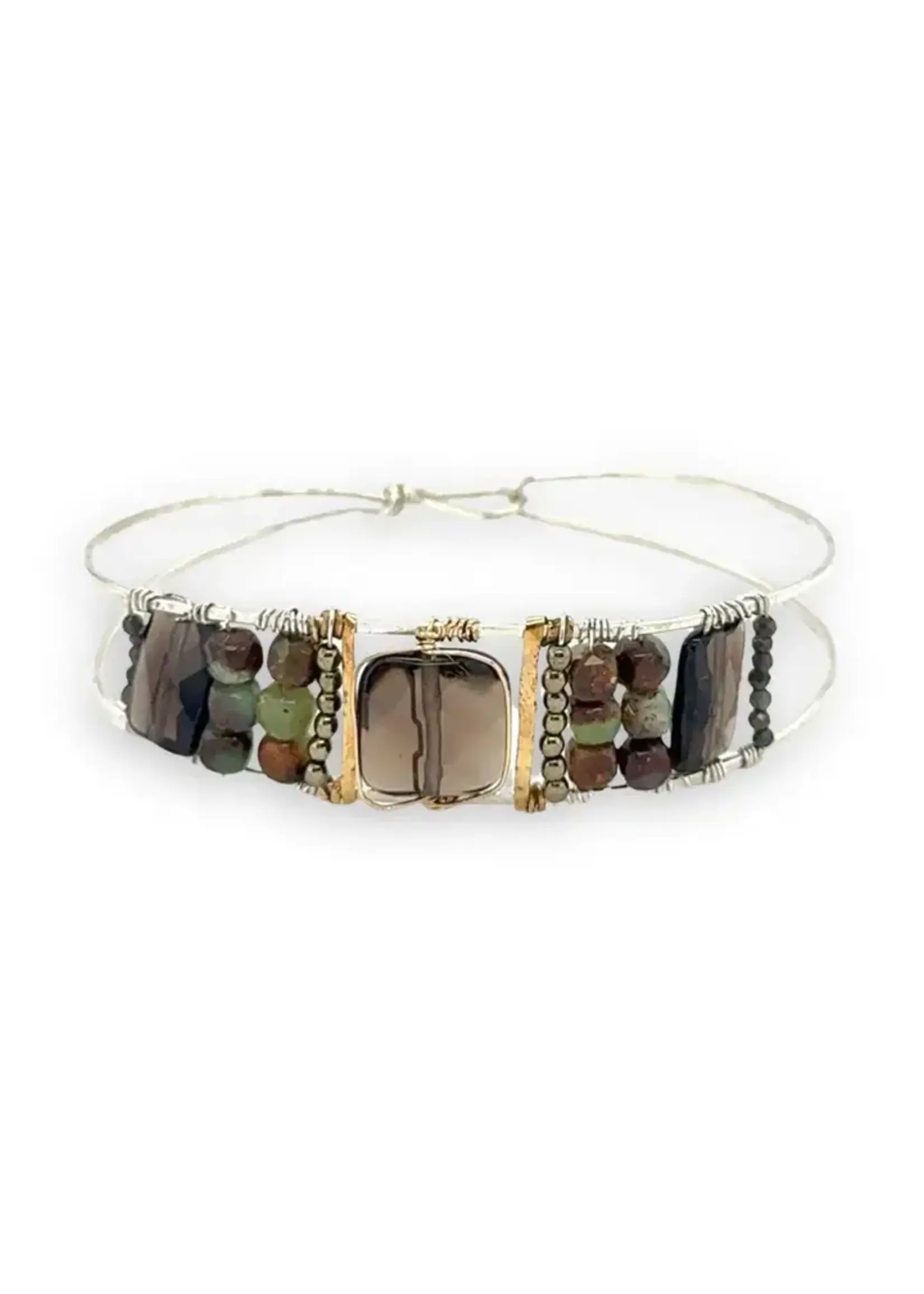 Bracelet Pixel Gemstone Cuff