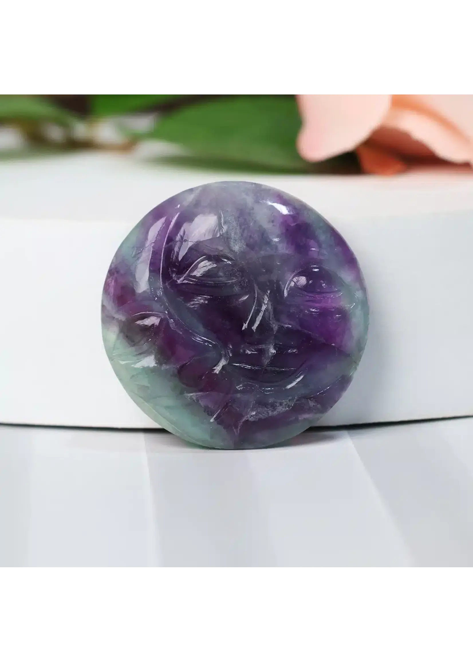 Fluorite Sun/Moon Disk