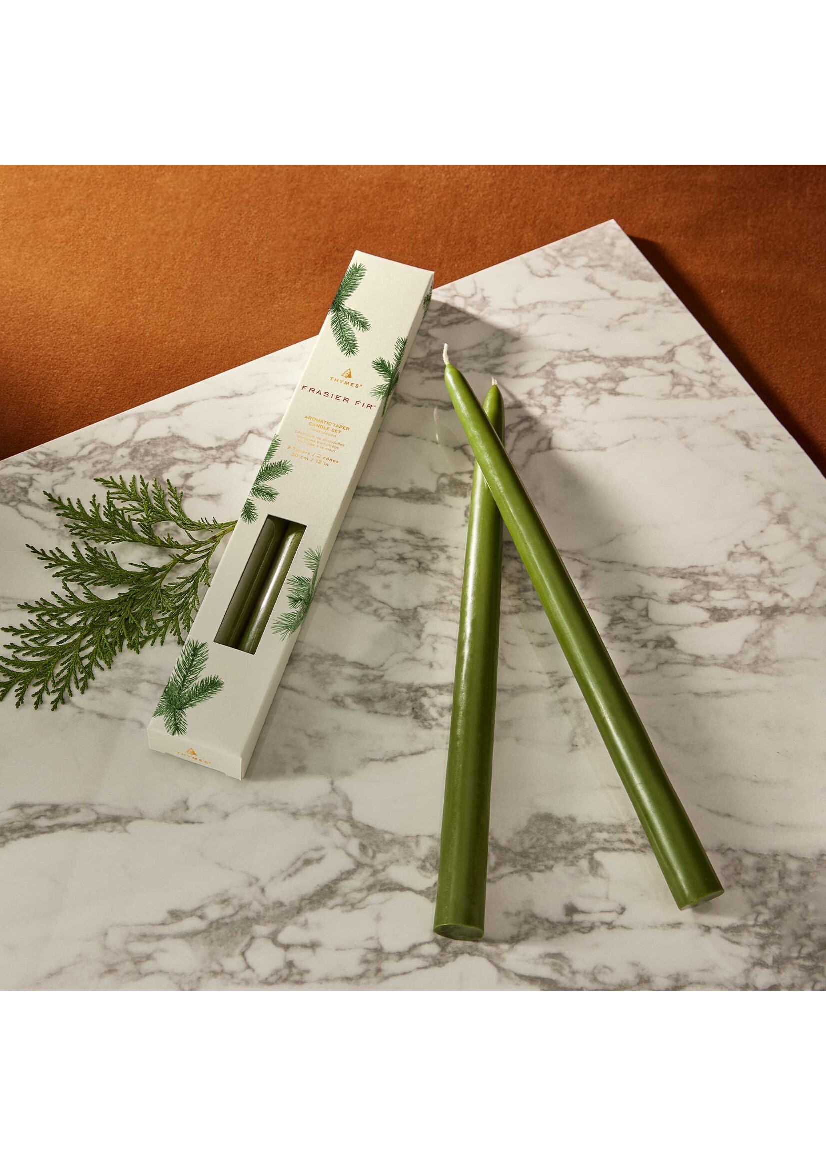 Frasier Fir Taper Candle Set of 2