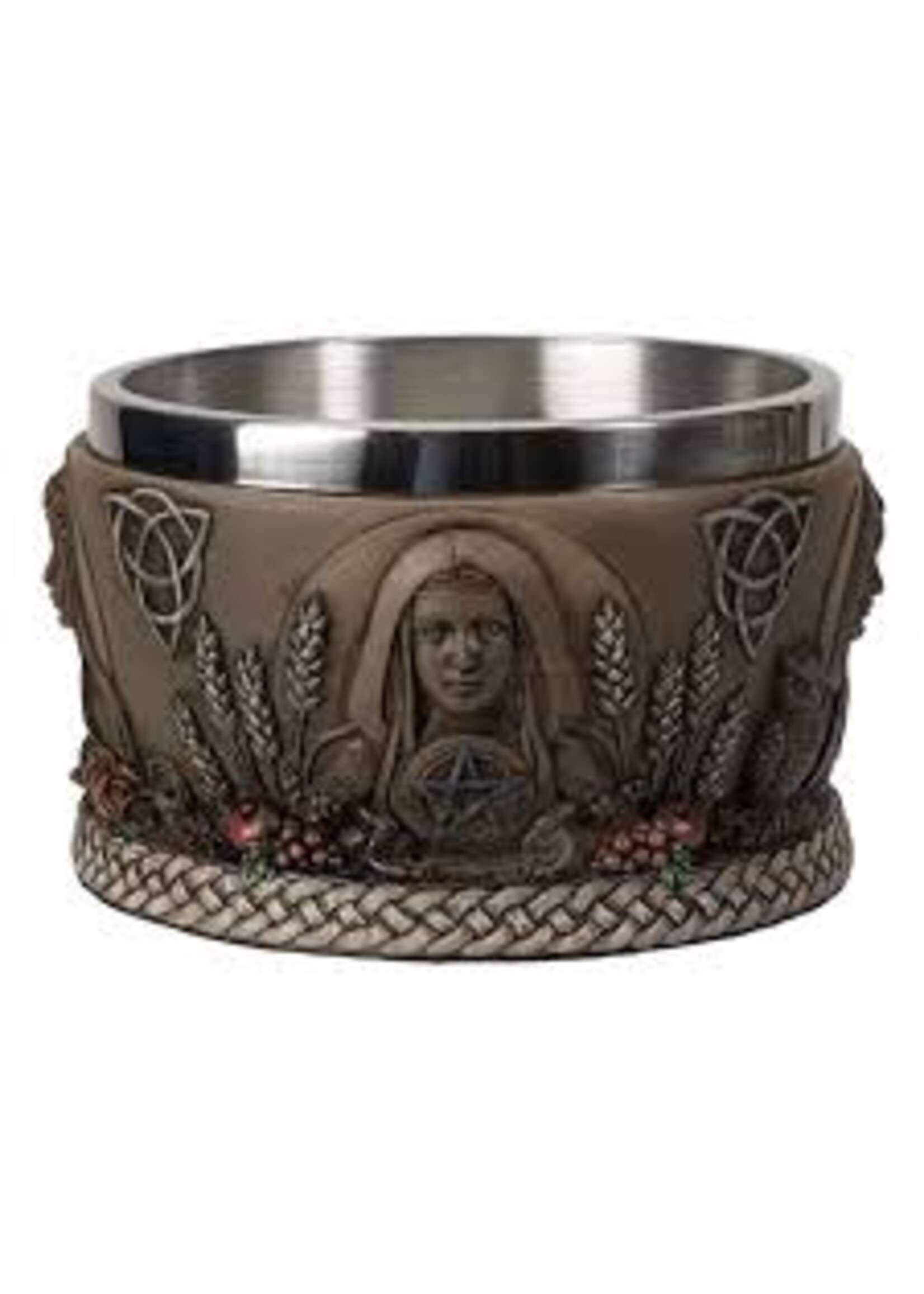 Offering Bowl Triple Goddess Resin Smudge Ritual
