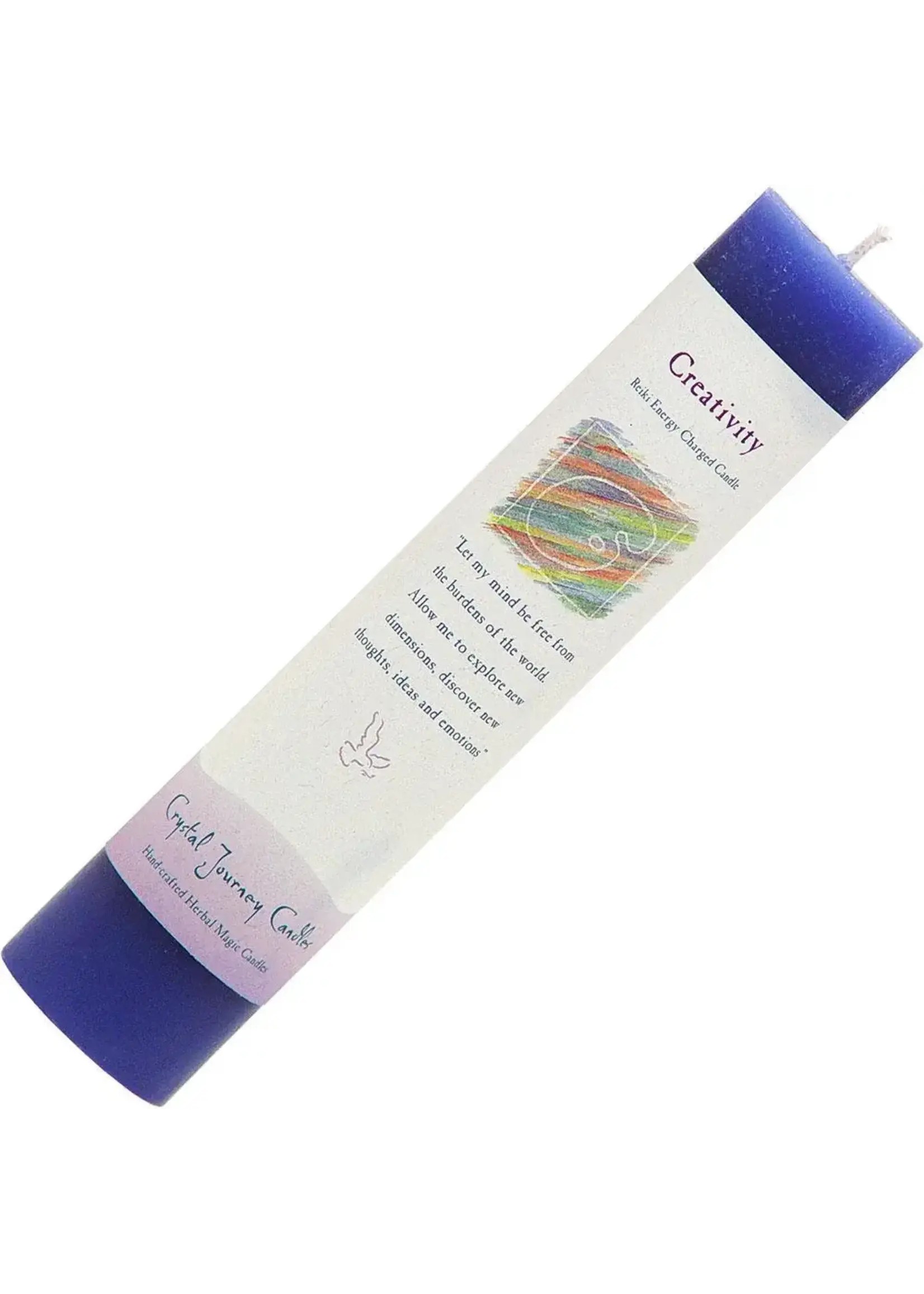 Candle Herbal Pillar Creativity