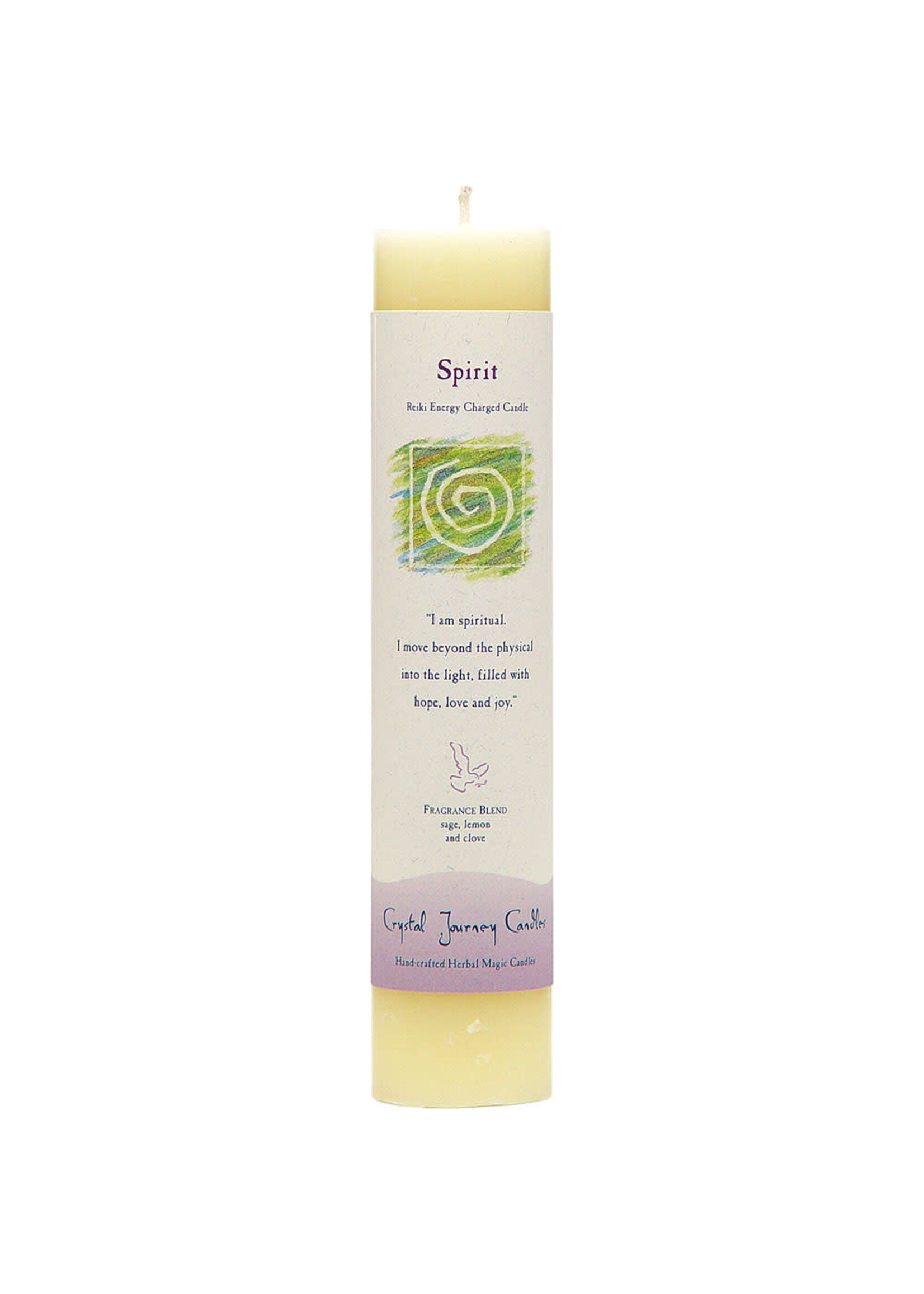 Candle Herbal Pillar Spirit